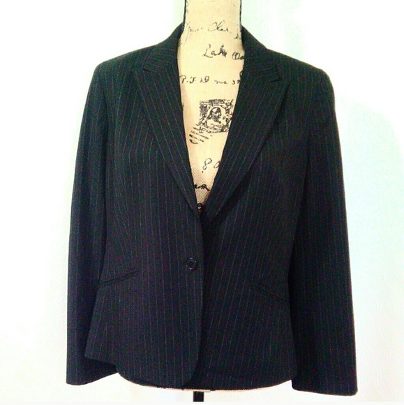 LOFT Jackets & Blazers - Ann Taylor Loft Pin Stripe Jacket 12P LOFT Jackets & Blazers - Ann Taylor Loft Pin Stripe Jacket 12P